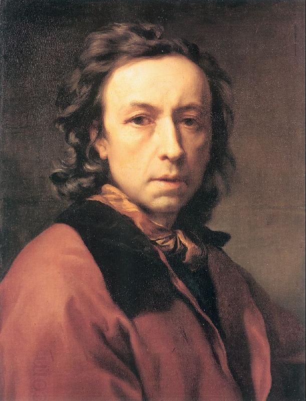 MENGS, Anton Raphael Self-Portrait oil painting picture